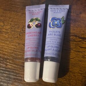 2-NWT Bath & BodyWorks Lip gloss Bundle